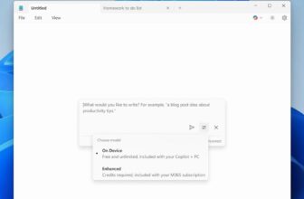 Notepad’s AI writing options will quickly run regionally on Copilot+ PCs