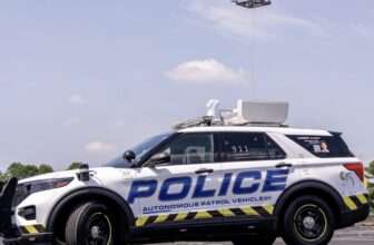 A Drone-Launching Police Automobile That Can Drive Itself